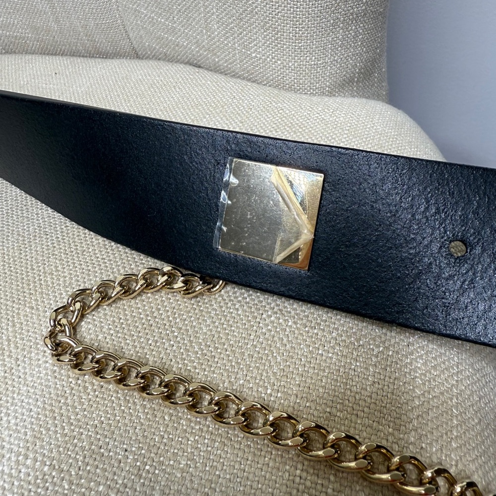 AUTHENTIC CHANEL Black leather lock belt RARE 2002 runway - Picture 8 of 13